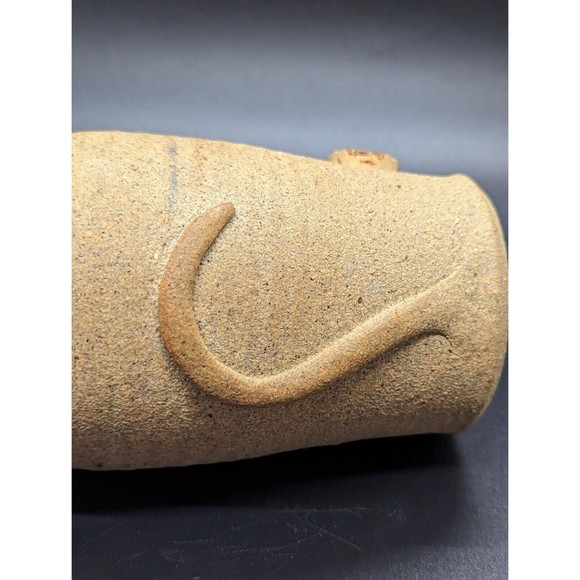 Vintage 1990 Schlauch Studio Pottery Mouse Grated Cheese Shaker or Vase 6" - Picture 12 of 15